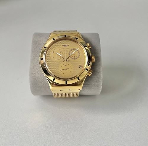 Swatch irony chrono golden - swatch, “golden