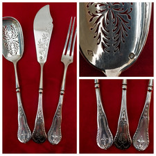 3 COUVERTS  ARGENT MASSIF