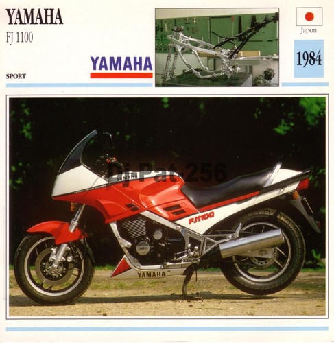 Fiche moto yamaha - fj, 1100