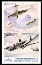 Carte Artiste Britanique Avion