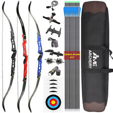 ILF 66" Takedown Recurve Bow 23" Riser Archery 20-40lbs Bamboo Limb Bow Hunting