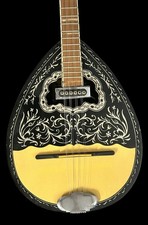 Vintage Greek Ecorda Bouzouki, 8-String, A Long-Necked Lute
