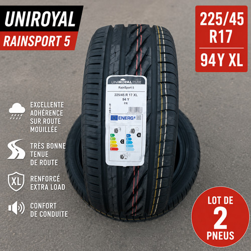 Lot pneus uniroyal - lot,