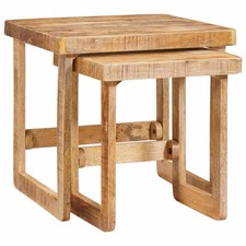 Tables gigognes 2 pcs Mobilier
