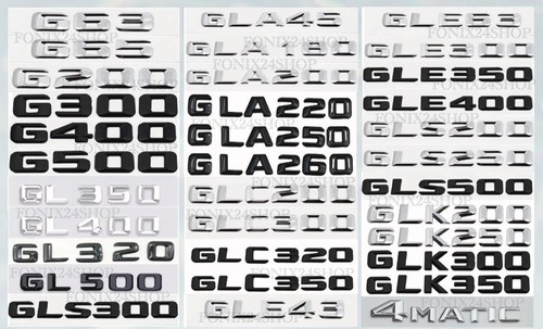 Lettres mercedes benz classe - mercedes,