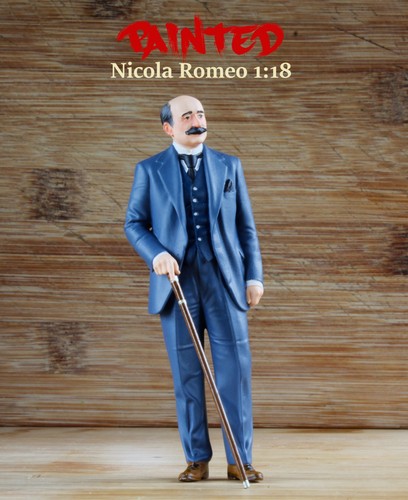 Nicola romeo painted resin - romeo,