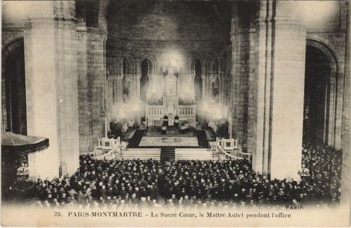 Cpa paris 18e - cpa, sacre-coeur