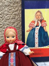 Ancienne Poupée Russe Antique Doll Russian Dans sa Boîte Jouet Ancien