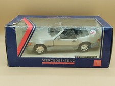 1/18° Mercedes-Benz 500 SL Cabriolet Convertible Gris 1989 Maisto Trophée