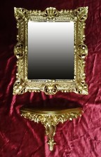 Set Miroir Mural + Console