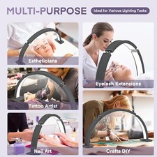 Lampe de table led demi Lune