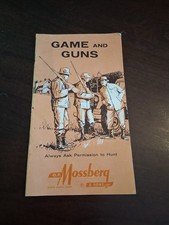 GAME AND GUNS, O.F. MOSSBERG GUN AND HUNTING PAMPHLET.