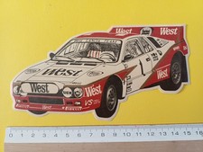 Original Vintage LANCIA 037 RALLY West LANCIA TEAM 16x8.5cm Sticker Decal