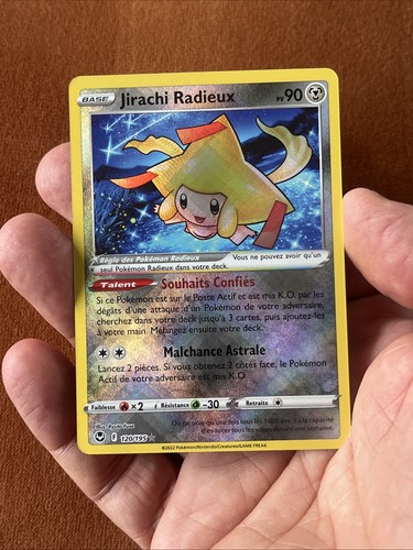 Carte pokemon jirachi radieux - jirachi,