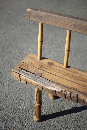 Grand banc bois vintage - ,,