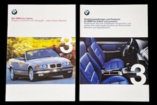BMW 3 SERIES CONVERTIBLE E36 CONVERTIBLE BROCHURE BROCHURE PLUS OPTIONAL EQUIPMENT 1999 AI