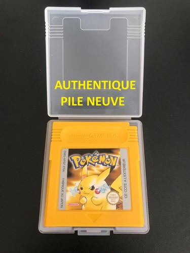 Pokemon version jaune game boy - jaune,