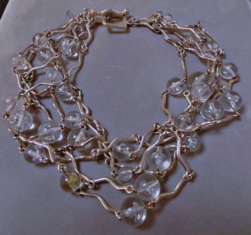 Collier perles six rangs biche - perles,