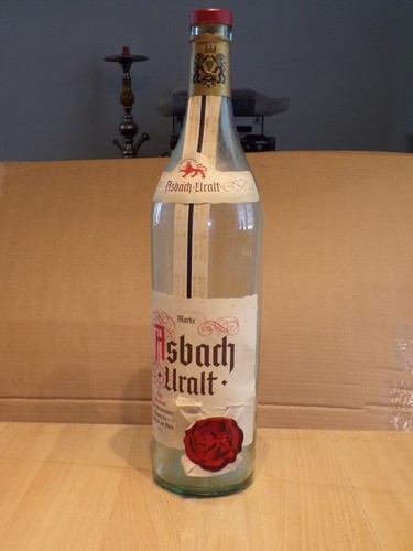 Bouteille vin vide asbach - bouteille,