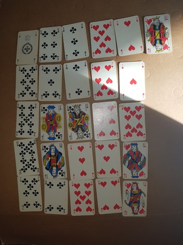 Jeu cartes ancien - jeu, de