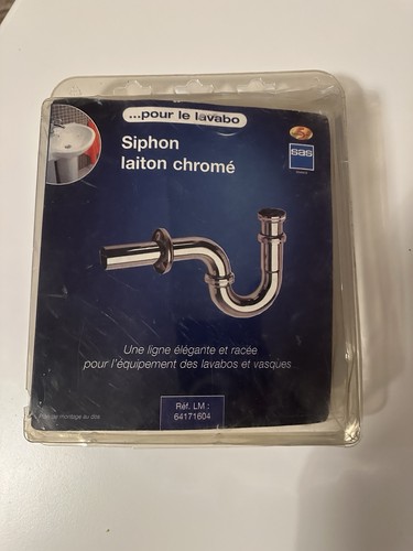 Siphon laiton chromé - siphon,