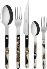 Sabre Bistrot - Dune Black Flatware Set 5-Piece Place Setting (set of 1)  |...