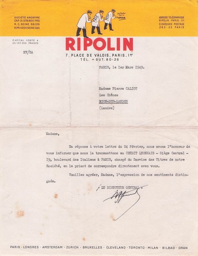 Paris fabricant ripolin - 75,