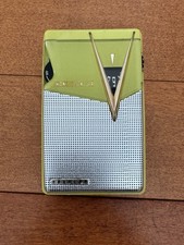 Rare Vintage Lime Green TOSHIBA 6TP-309 Transistor 6 V Radio - Tested & Works