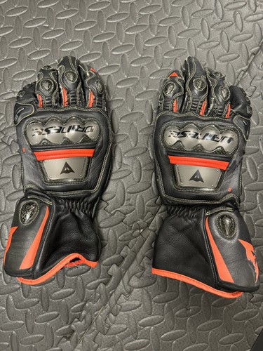 Gants moto cuir - de,