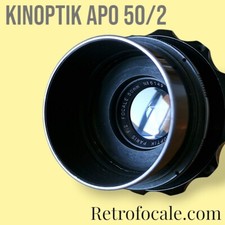 🖤 Kinoptik Apochromat 50mm F/2 Cameflex 🖤 Angenieux / Cooke / Baltar