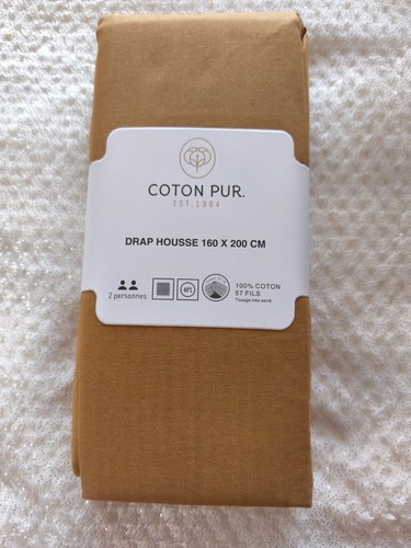 Coton pur drap - pur, 160x200