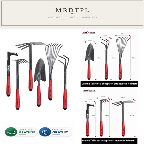 Kit outils jardin - outils, 6