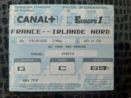 Ticket foot collection - ticket,