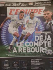 L'ÉQUIPE 25 NOVEMBRE