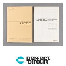 Roland U-220 Owners Manual - USED - PERFECT CIRCUIT
