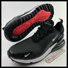 Nike Air Max 270 G Golf Shoes Black White Men's Size 12 Spikeless CK6483-001