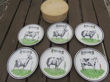 GIEN 6 ASSIETTES A FROMAGE