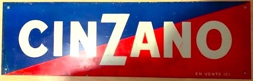 Tôle publicitaire plaque - ,