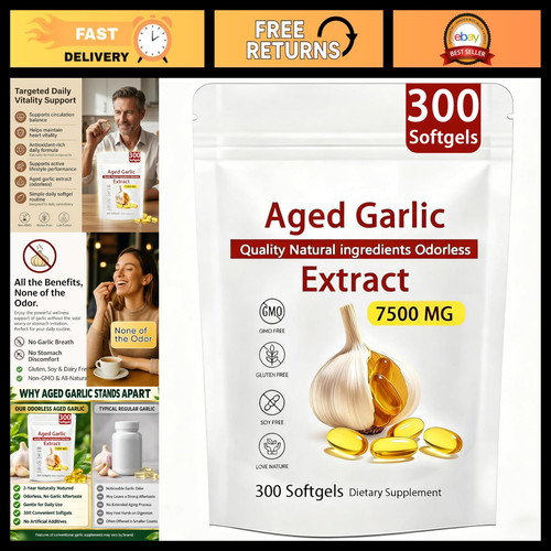 Aged garlic extract softgels - aged,
