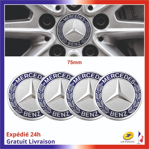 Lot cache moyeu 75mm bleu - lot,