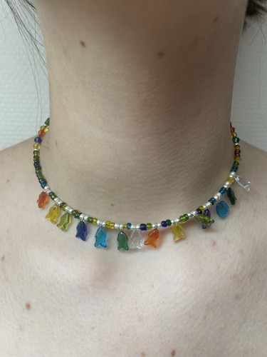 Collier ras cou perles en - ras, du