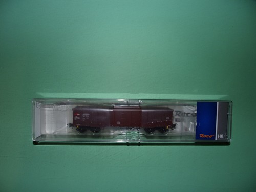 Roco wagon tombereau long brun - tombereau,