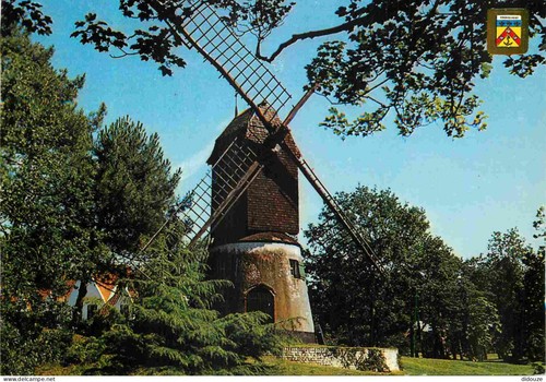 Carte postale moulin - carte,