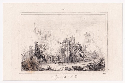 Engraving 19th siege - 19th,