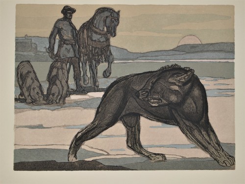 Paul jouve lithographie - paul, jouve,