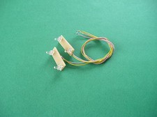 TRAIN .HO.ECLAIRAGE LOCOMOTIVE.2 LED BICOLORES . CANON 2 mm  .   JAUNE ET ROUGE 