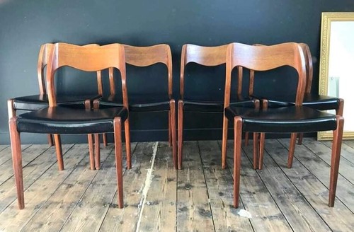 Suite chaises teck et - suite, de