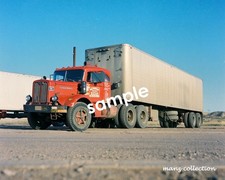 8X10 color semi-truck photo  -