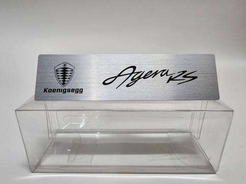 Plaque métal koenigsegg - plaque,