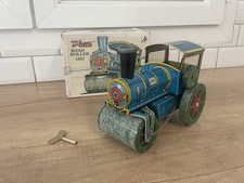 Rouleau Compresseur Train « Kovap » Road Roller 1927 Jouet Mécanique En Tôle 